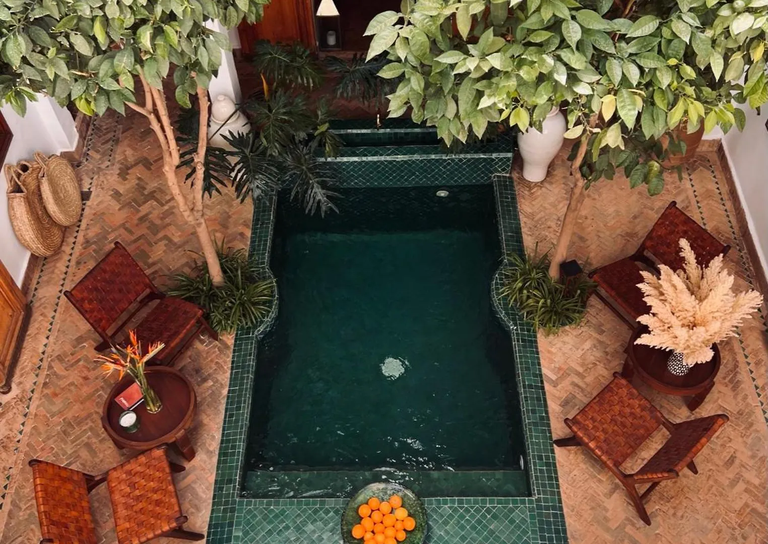 Riad Prive Sadaka Bassin Rooftop location